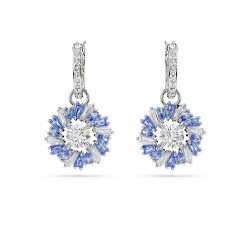 5680016 Swarovski Idyllia Silver Earring Size 2.7cmx1.4cm Jewelry