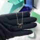 Tiffany & Co. Silver Bowknot Necklace For Women Jewellery Tiffany & Co. Silver Bowknot Necklace For Women Jewellery