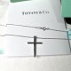 Tiffany & Co. Silver For Women And Men Cross Necklace Jewellery Tiffany & Co. Silver For Women And Men Cross Necklace Jewellery