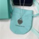 Tiffany & Co. Silver Heart Necklace For Women Pendant Jewellery Tiffany & Co. Silver Heart Necklace For Women Pendant Jewellery