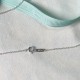 Tiffany & Co. Silver Red Red Double Heart Necklace For Women Pendant Jewellery Tiffany & Co. Silver Red Red Double Heart Necklace For Women Pendant Jewellery