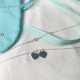 Tiffany & Co. Silver Red Red Double Heart Necklace For Women Pendant Jewellery Tiffany & Co. Silver Red Red Double Heart Necklace For Women Pendant Jewellery