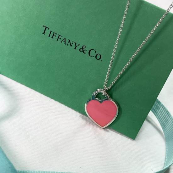Tiffany & Co.Pink Love Necklace For Women Pendant Jewellery Tiffany & Co.Pink Love Necklace For Women Pendant Jewellery
