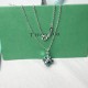 Tiffany & Co.Silver Blue Bowknot Necklace For Women Pendant Jewellery Tiffany & Co.Silver Blue Bowknot Necklace For Women Pendant Jewellery