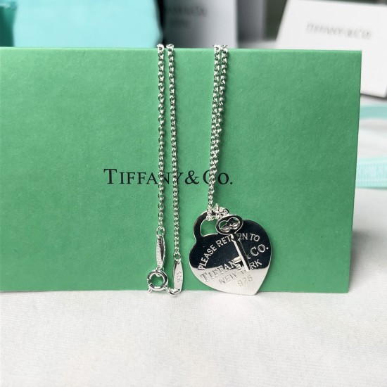 Tiffany & Co.Silver Love key Necklace For Women Pendant Jewellery Tiffany & Co.Silver Love key Necklace For Women Pendant Jewellery