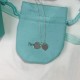 Tiffany & Co.Silverpink Double Heart Necklace For Women Pendant Jewellery Tiffany & Co.Silverpink Double Heart Necklace For Women Pendant Jewellery