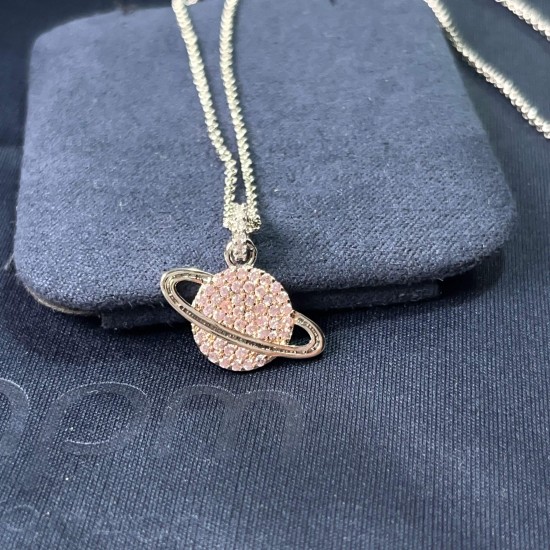 APM Monaco Pink Planet Necklace Women Jewellery APM Monaco Pink Planet Necklace Women Jewellery