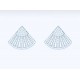 APM Monaco Silver Ear Stud For Women Jewellery APM Monaco Silver Ear Stud For Women Jewellery