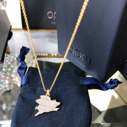 APM Monaco Silver Necklace Women Pendant Jewellery 