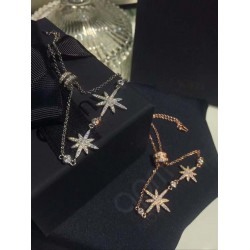 APM Monaco White Gold Double Meteor Bracelet For Women Jewellery 