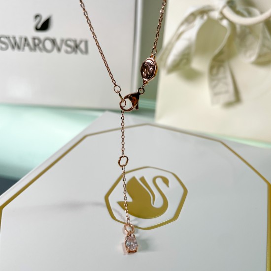 5675826 Swarovski Dragon Phoenix Gold Rose Necklace Jewelry 5675826 Swarovski Dragon Phoenix Gold Rose Necklace Jewelry